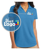 Port Authority S/S DryZone Grid Custom Golf Shirt, color: Celadon Blue