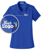 Port Authority S/S Pinpoint Mesh Custom Golf Shirt, color: True Royal