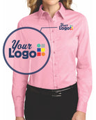 Port Authority L/S Easy Care Custom Shirt, color: Light Pink