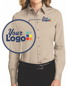 Port Authority L/S Easy Care Custom Shirt, color: Stone
