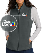 Port Authority C-FREE Fleece Custom Vest, color: Grey Steel