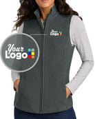 Port Authority C-FREE Fleece Custom Vest, color: Grey Steel