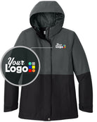 Port Authority Insulated Heavy Ripstop Custom Jacket, color: Grey Steel/Deep Black