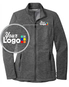 Port Authority Collective Striated Fleece Custom Jacket, color: Sterling Grey Heather