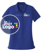 Port Authority S/S DryZone UV MicroMesh Custom Golf Shirt, color: True Royal