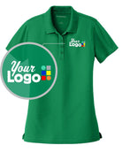 Port Authority S/S DryZone UV MicroMesh Custom Golf Shirt, color: Bright Kelly Green