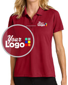 Port Authority S/S Wearever Performance Pique Custom Golf Shirt, color: Rich Red