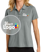 Port Authority S/S Wearever Performance Pique Custom Golf Shirt, color: Gusty Grey