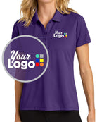 Port Authority S/S Wearever Performance Pique Custom Golf Shirt, color: Prism Purple