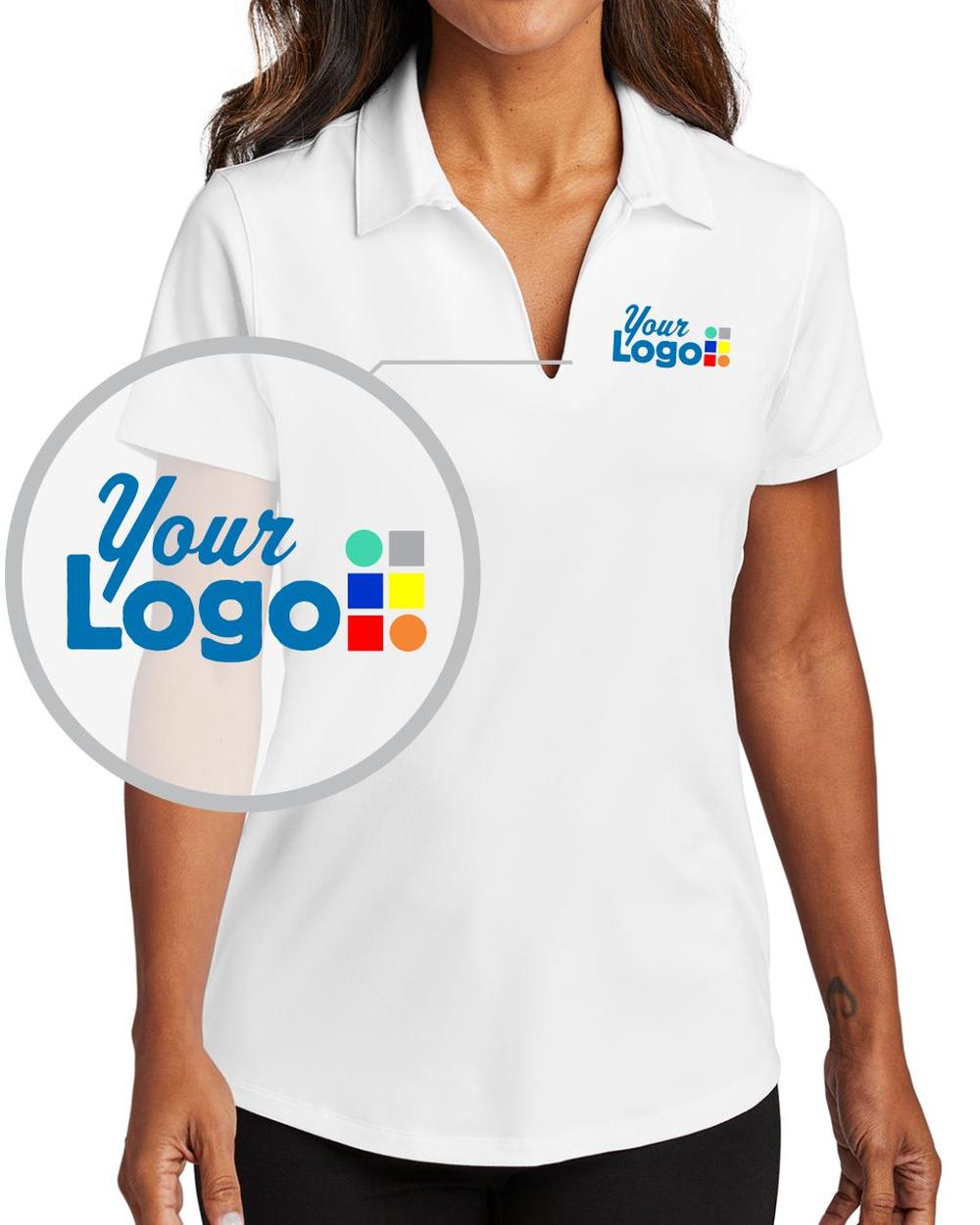 Port Authority S/S City Stretch Custom Golf Shirt, color: White