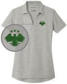 Port Authority S/S C-Free Blend Syria's New Eagle Golf Shirt, color: Deep Smoke Heather