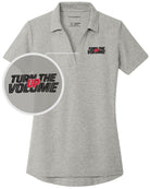 Port Authority S/S C-Free Blend Turn The Volume Up Golf Shirt, color: Deep Smoke Heather