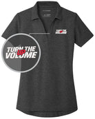 Port Authority S/S C-Free Blend Turn The Volume Up Golf Shirt, color: Charcoal Heather