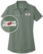 Port Authority S/S C-Free Blend Turn The Volume Up Golf Shirt, color: Dark Green Heather