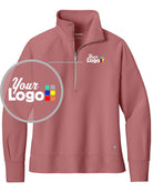 Ogio Luuma 1/2-Zip Custom Pullover, color: Desert Pink