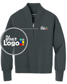 Ogio Transcend 1/4-Zip Custom Pullover, color: Tarmac Grey