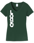 Port & Company S/S Fan Favorite V-Neck Custom T-Shirt, color: Forest Green