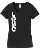 Port & Company S/S Fan Favorite V-Neck Custom T-Shirt, color: Jet Black
