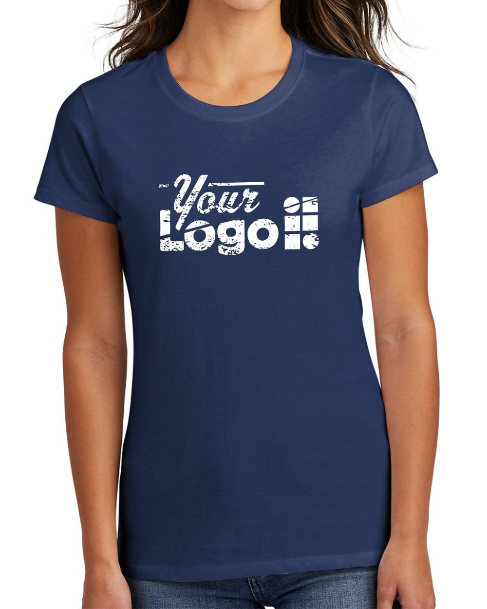 Port & Company S/S Fan Favorite Custom T-Shirt, color: Team Navy