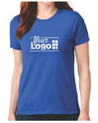 Port & Company S/S Blend Crewneck Custom T-Shirt, color: Royal