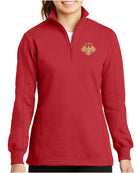 Sport-Tek 1/4 Zip Syria's New Eagle Sweatshirt, color: True Red