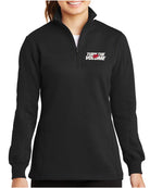 Sport-Tek 1/4 Zip Turn The Volume Up Sweatshirt, color: Black