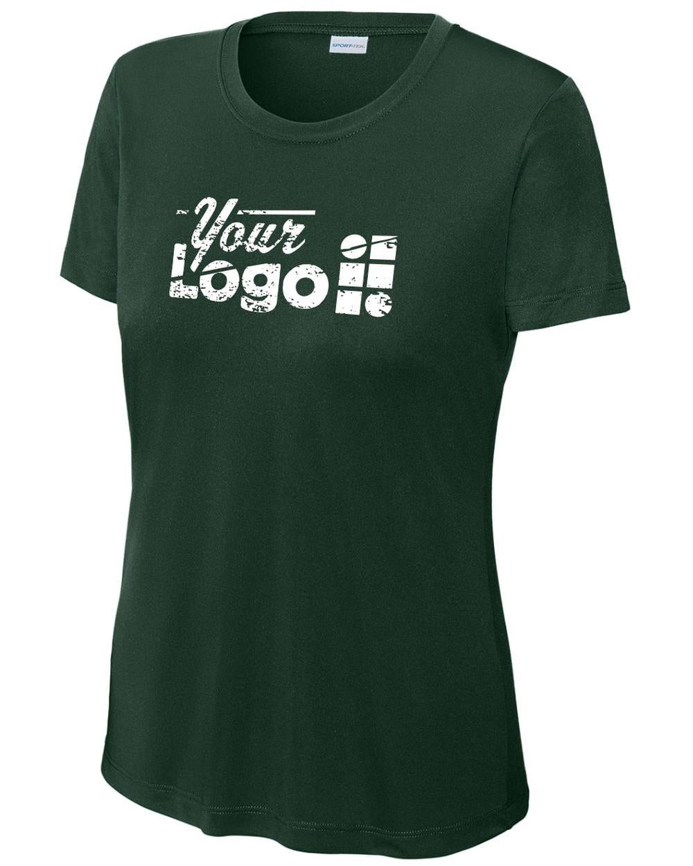Sport-Tek S/S PosiCharge Competitor Custom T-Shirt, color: Forest Green