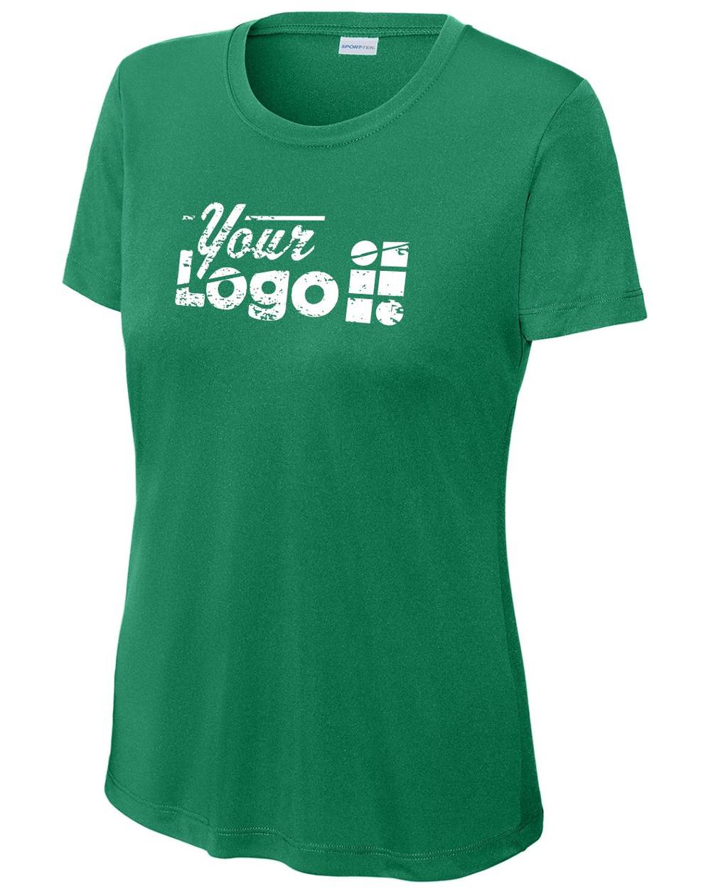 Sport-Tek S/S PosiCharge Competitor Custom T-Shirt, color: Kelly Green