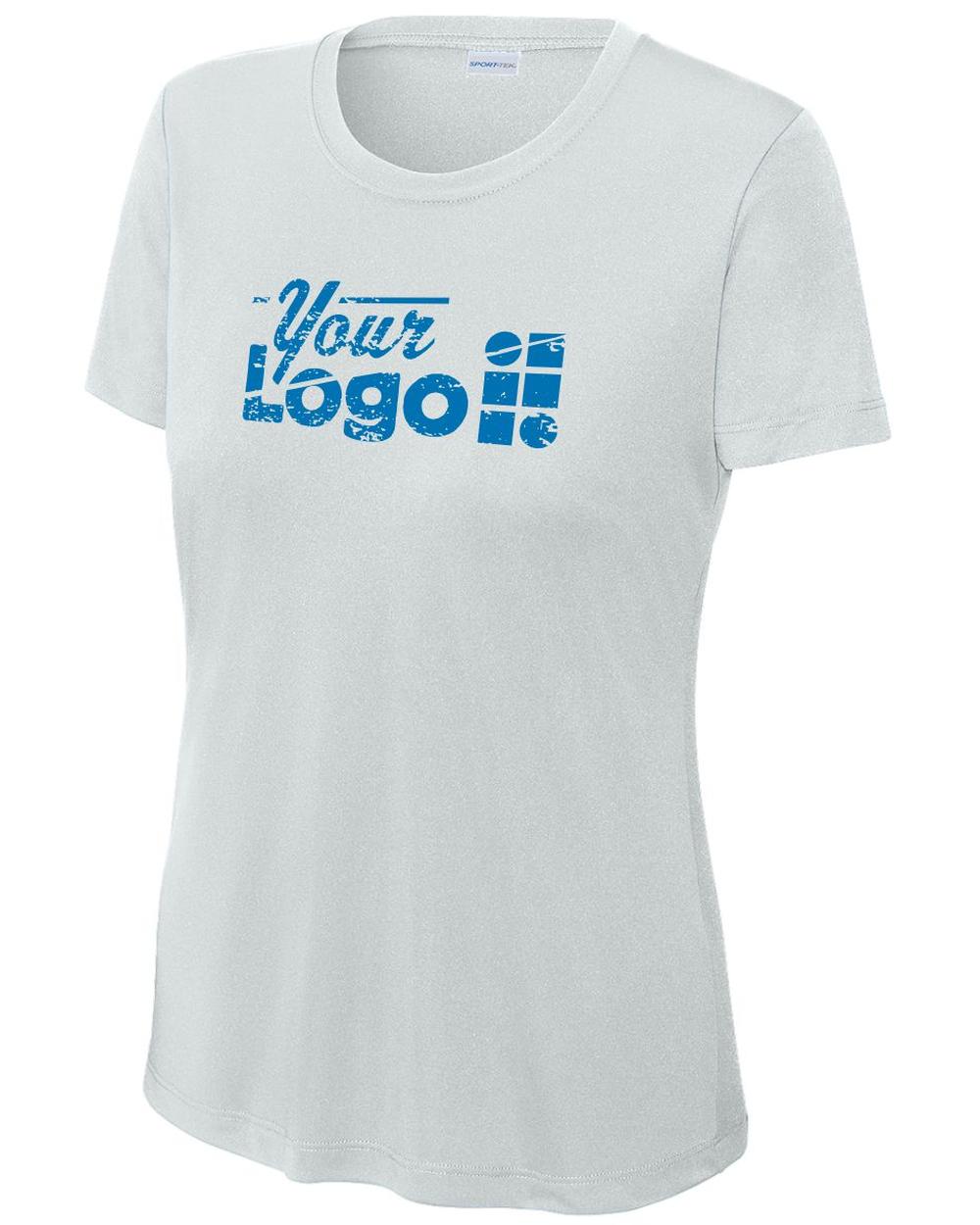 Sport-Tek S/S PosiCharge Competitor Custom T-Shirt, color: Silver