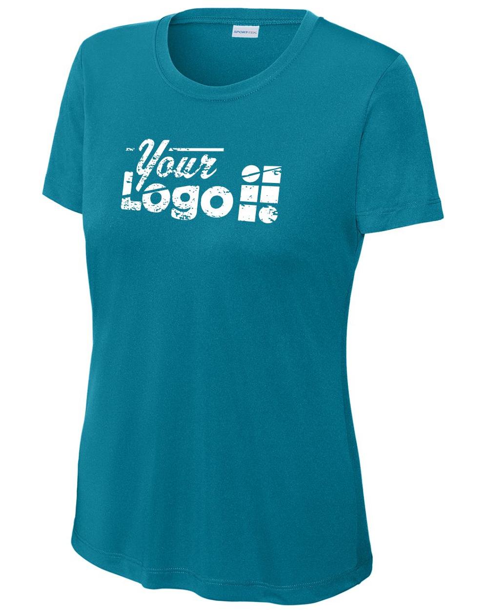 Sport-Tek S/S PosiCharge Competitor Custom T-Shirt, color: Tropic Blue