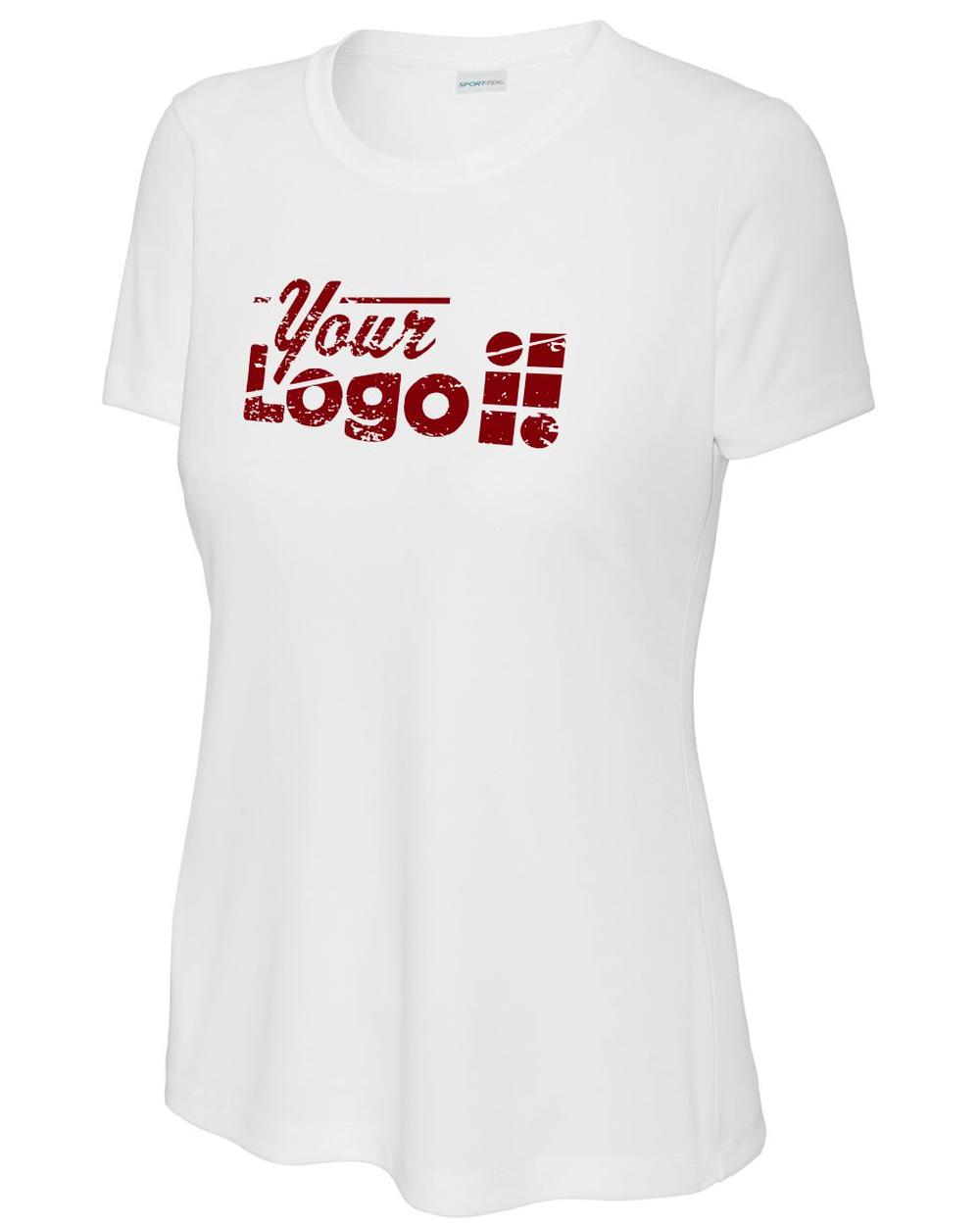 Sport-Tek S/S PosiCharge Competitor Custom T-Shirt, color: White