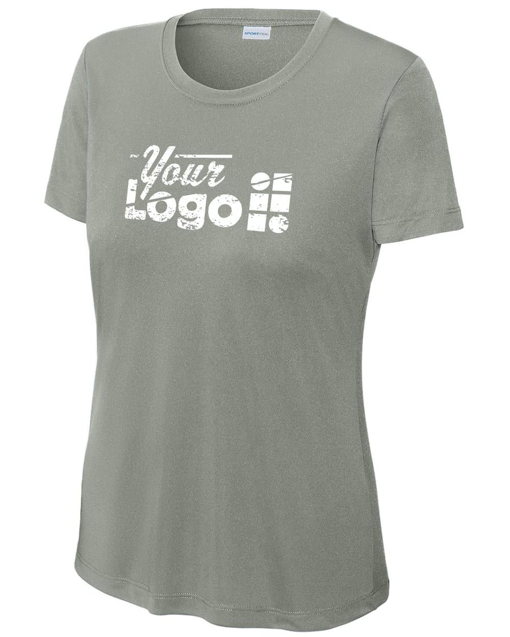 Sport-Tek S/S PosiCharge Competitor Custom T-Shirt, color: Grey Concrete
