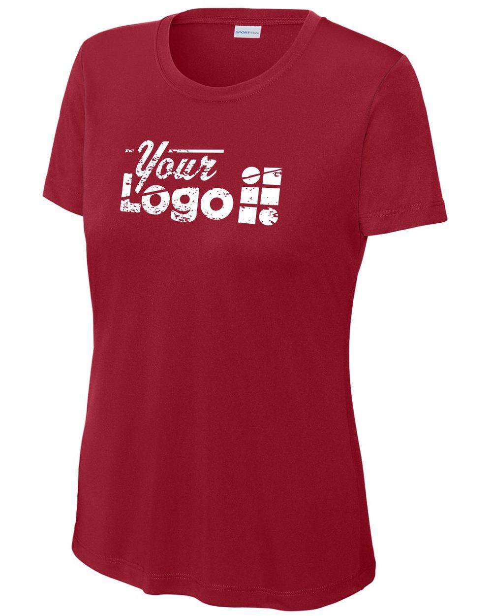 Sport-Tek S/S PosiCharge Competitor Custom T-Shirt, color: Deep Red