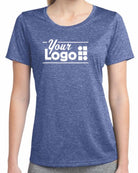 Sport-Tek S/S Heather Contender Custom T-Shirt, color: True Royal Heather