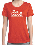 Sport-Tek S/S Heather Contender Custom T-Shirt, color: Deep Orange Heather