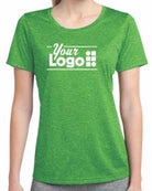 Sport-Tek S/S Heather Contender Custom T-Shirt, color: Turf Green Heather