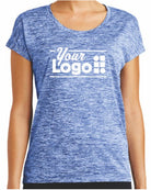 Sport-Tek S/S Electric Heather Custom T-Shirt, color: True Royal Electric