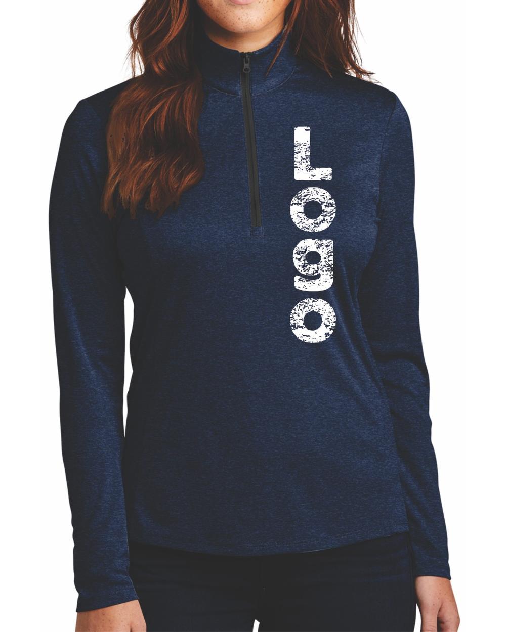 Sport-Tek Endeavor 1/2 Zip Custom Pullover, color: Dark Royal Heather