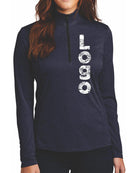 Sport-Tek Endeavor 1/2 Zip Custom Pullover, color: Deep Navy Heather
