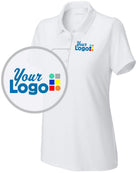 Sport-Tek S/S Versa Custom Golf Shirt, color: White