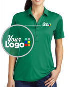 Sport-Tek S/S Posi-UV Pro Custom Golf Shirt, color: Kelly Green