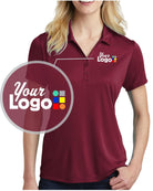 Sport-Tek S/S PosiCharge Competitor Custom Golf Shirt, color: Maroon