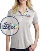 Sport-Tek S/S PosiCharge Competitor Custom Golf Shirt, color: Silver