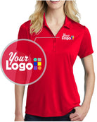 Sport-Tek S/S PosiCharge Competitor Custom Golf Shirt, color: True Red