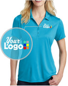 Sport-Tek S/S PosiCharge Competitor Custom Golf Shirt, color: Atomic Blue