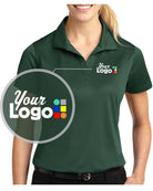 Sport-Tek S/S Micro Pique Custom Golf Shirt, color: Forest Green