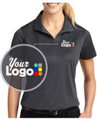 Sport-Tek S/S Micro Pique Custom Golf Shirt, color: Iron Grey