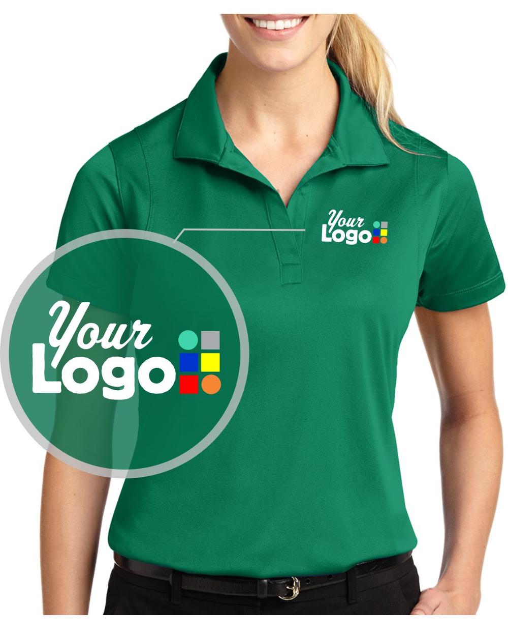 Sport-Tek S/S Micro Pique Custom Golf Shirt, color: Kelly Green