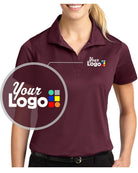 Sport-Tek S/S Micro Pique Custom Golf Shirt, color: Maroon