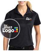 Sport-Tek S/S Micro Pique Custom Golf Shirt, color: Black